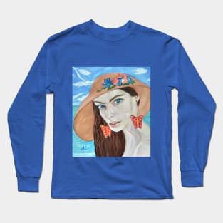 The Girl and the Sea Long Sleeve T-Shirt